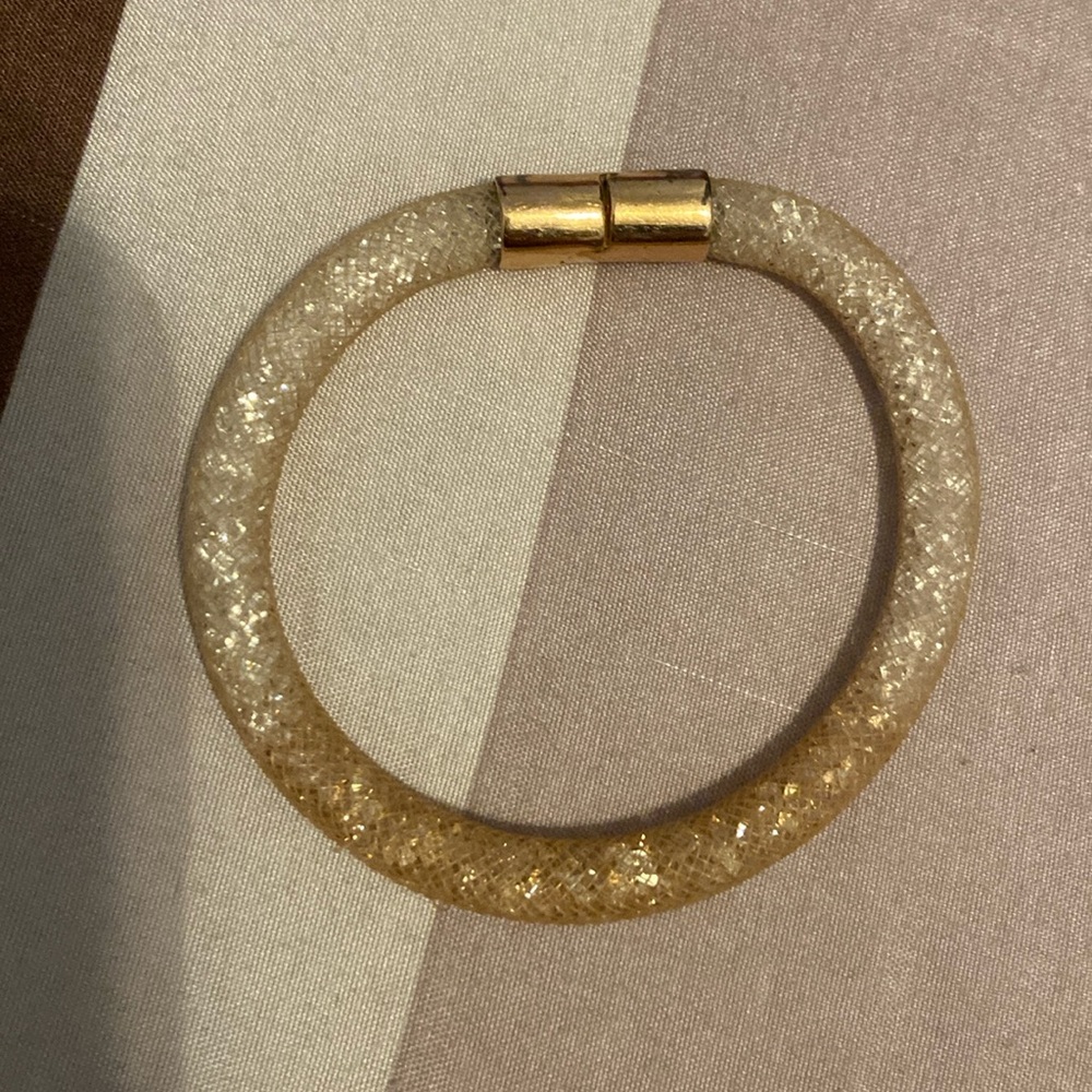 Swarovski gold stardust bracelet